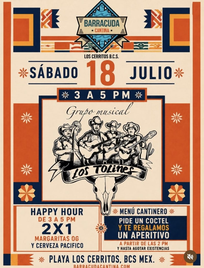 Grupo Musical Los Tolines at Barracuda Cantina