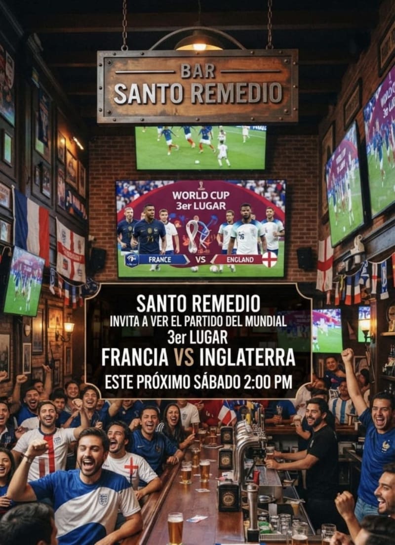 World Cup 3rd Place Watch Party: France vs England