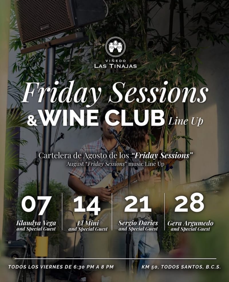 Friday Sessions & Wine Club – Gera Argumedo and Special Guest