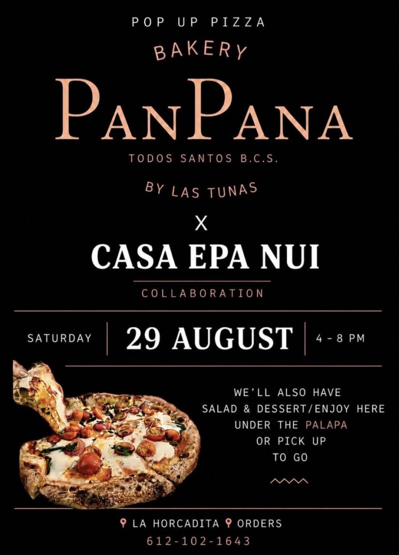 PanPana Pop Up Pizza Bakery x Casa Epa Nui
