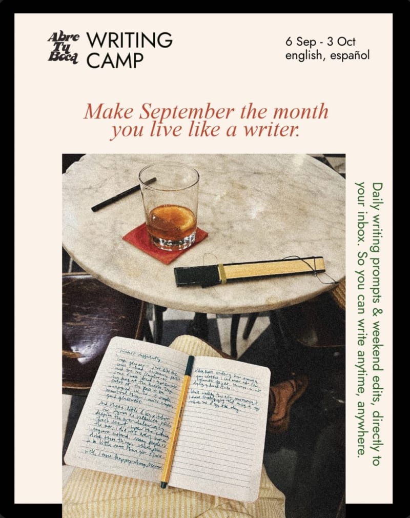 Abre Tu Boca Writing Camp