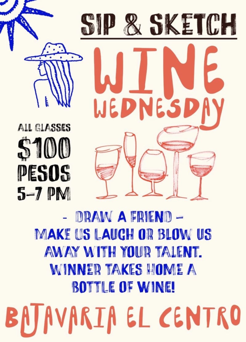 Sip & Sketch: Wine Wednesday