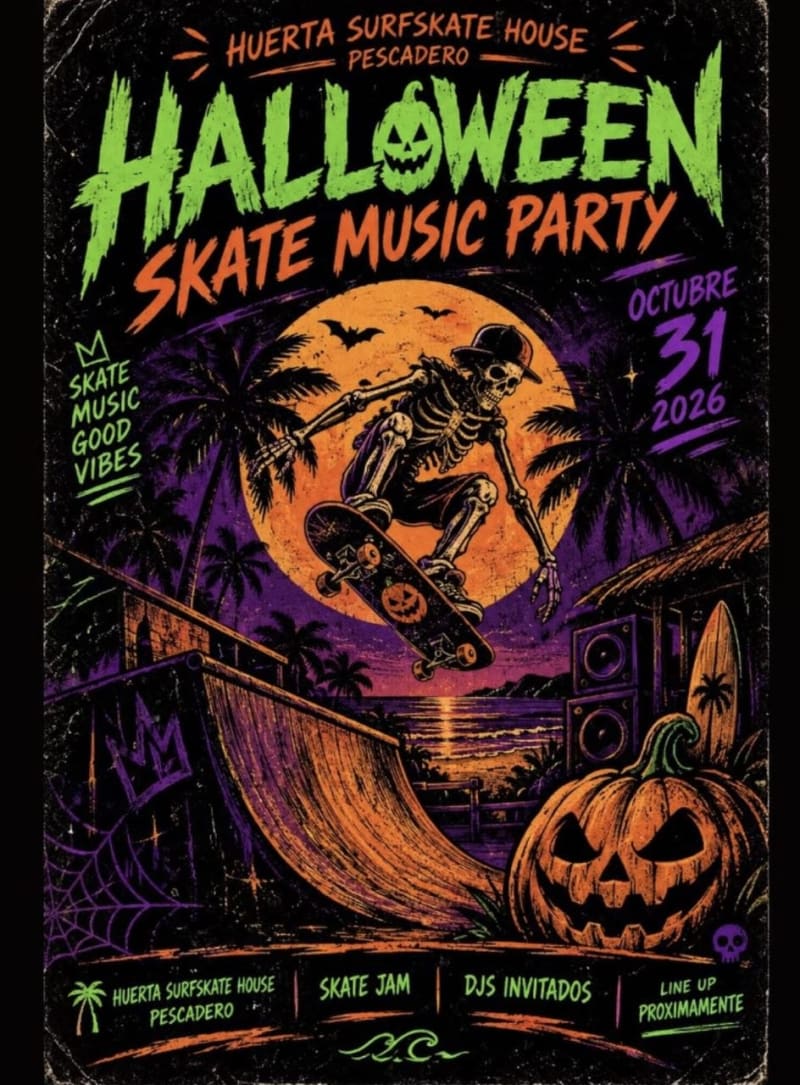 Halloween Skate Music Party