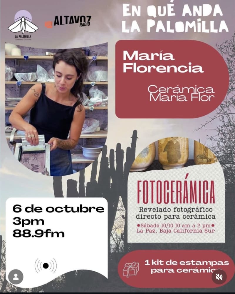 En Qué Anda La Palomilla – María Florencia (Cerámica Maria Flor)