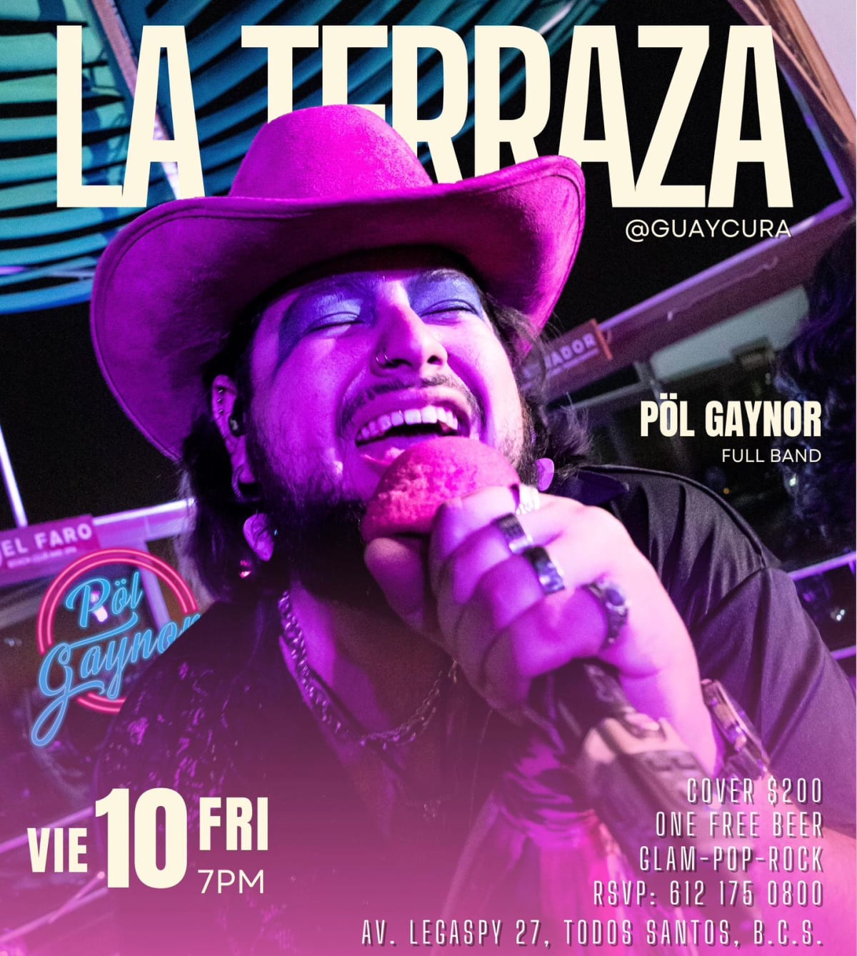 Pöl Gaynor – Full Band @ La Terraza