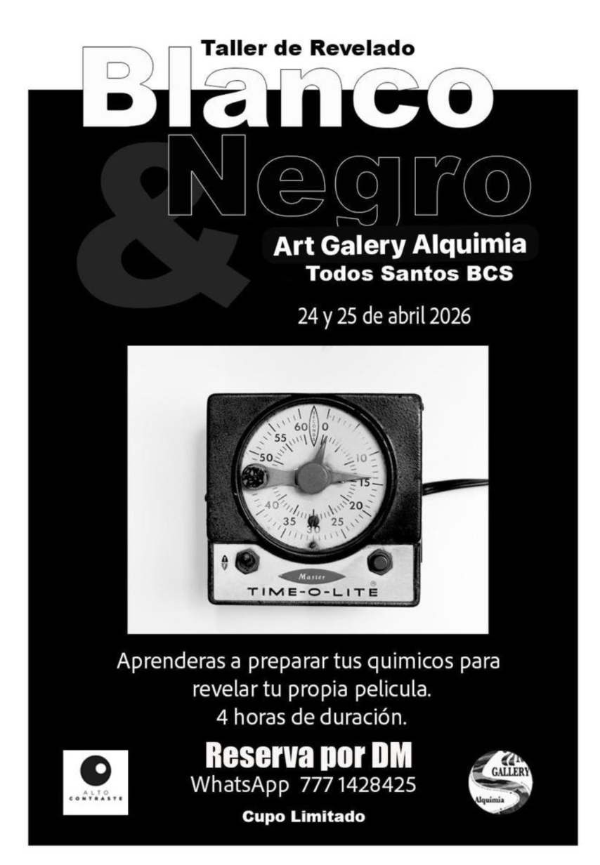 Taller de Revelado Blanco & Negro