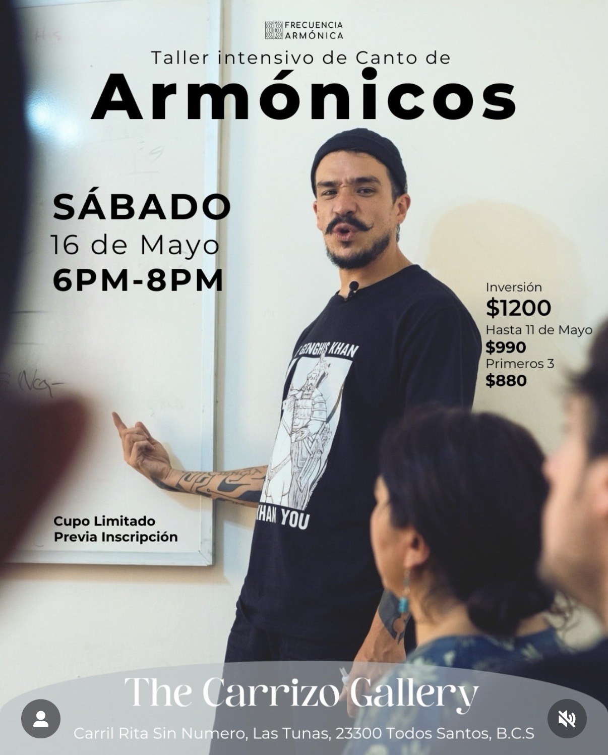 Taller Intensivo de Canto de Armónicos