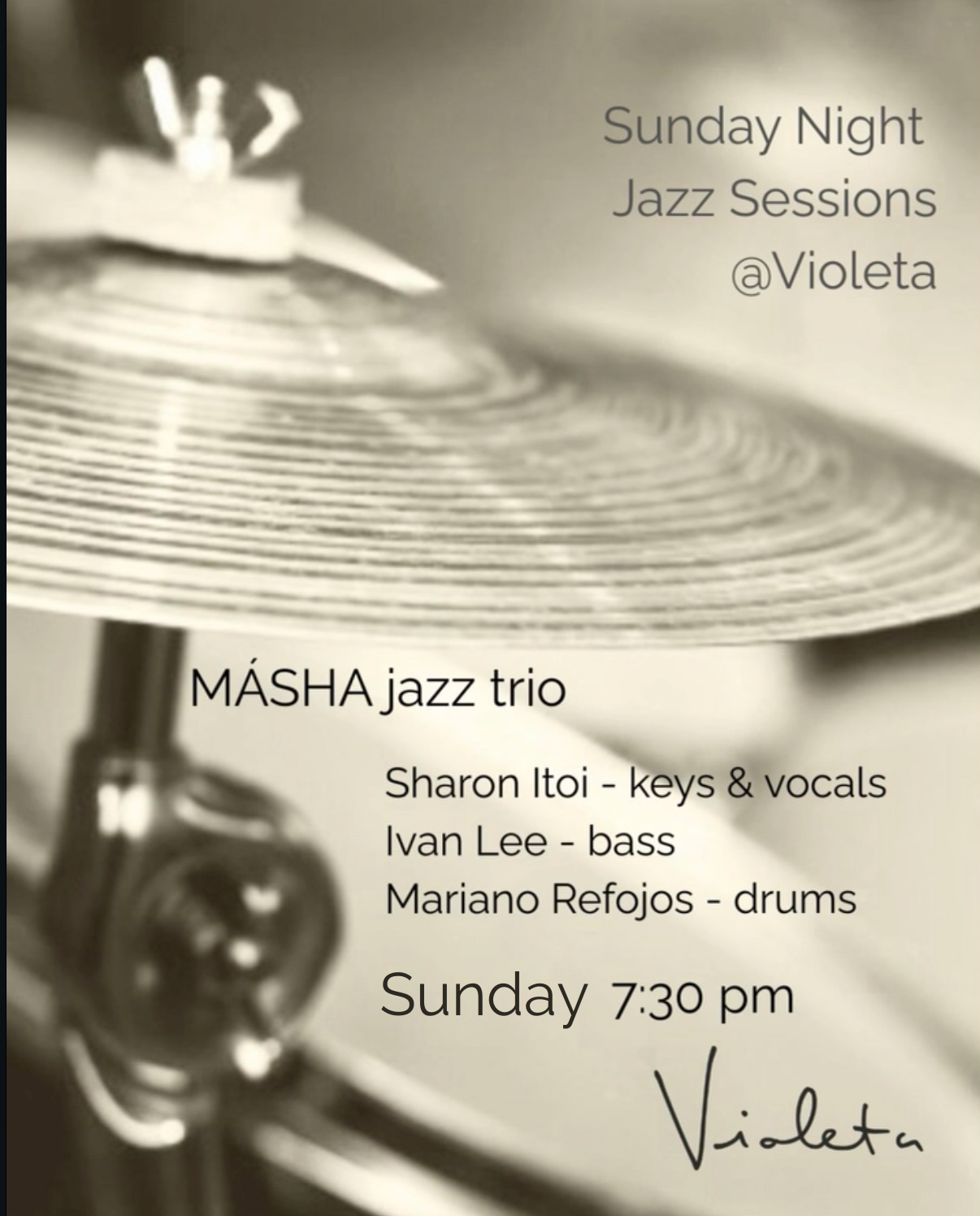 Sunday Night Jazz Sessions at Violeta