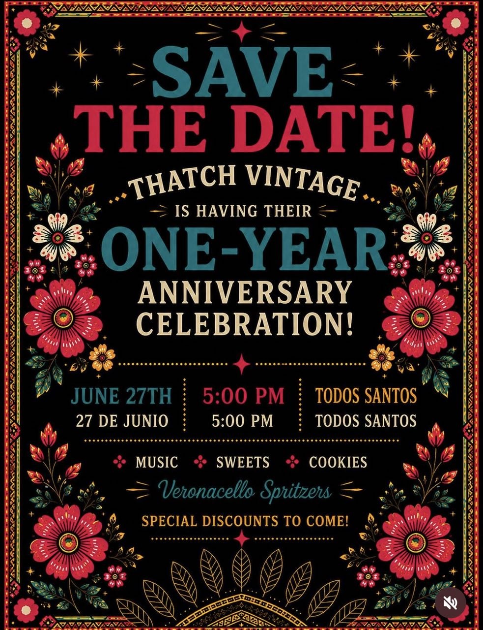 Thatch Vintage One-Year Anniversary Celebration