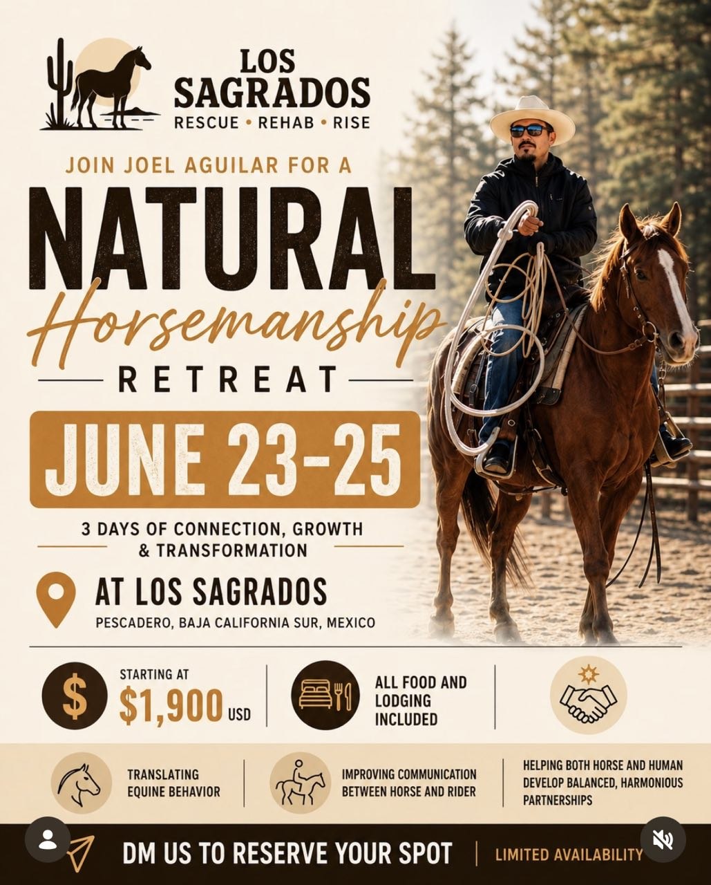 Natural Horsemanship Retreat with Joel Aguilar