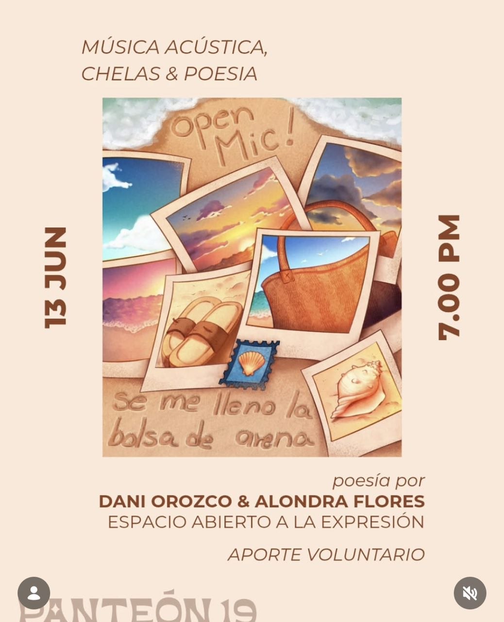 Open Mic: Música Acústica, Chelas & Poesía