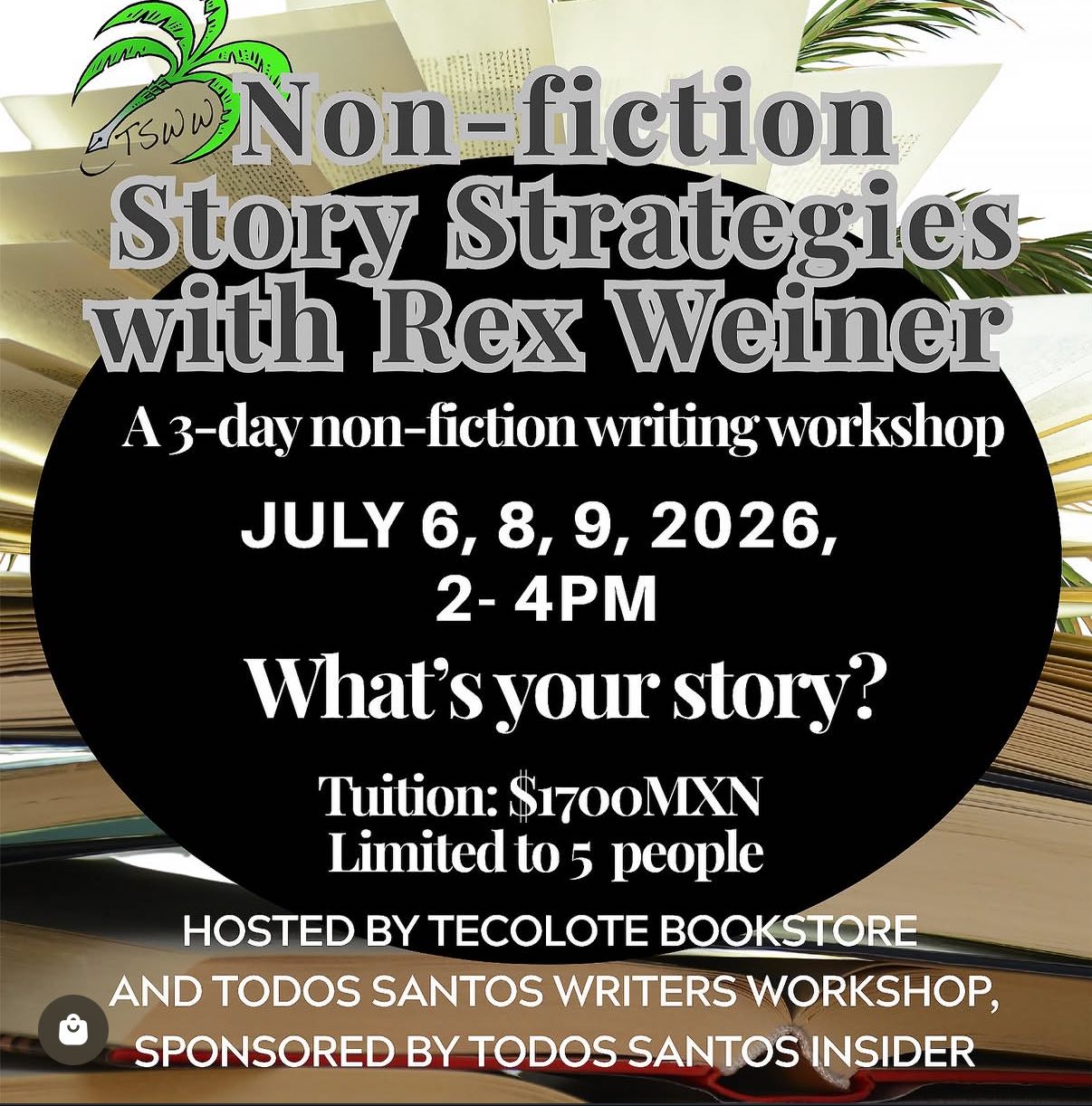 Non-fiction Story Strategies with Rex Weiner