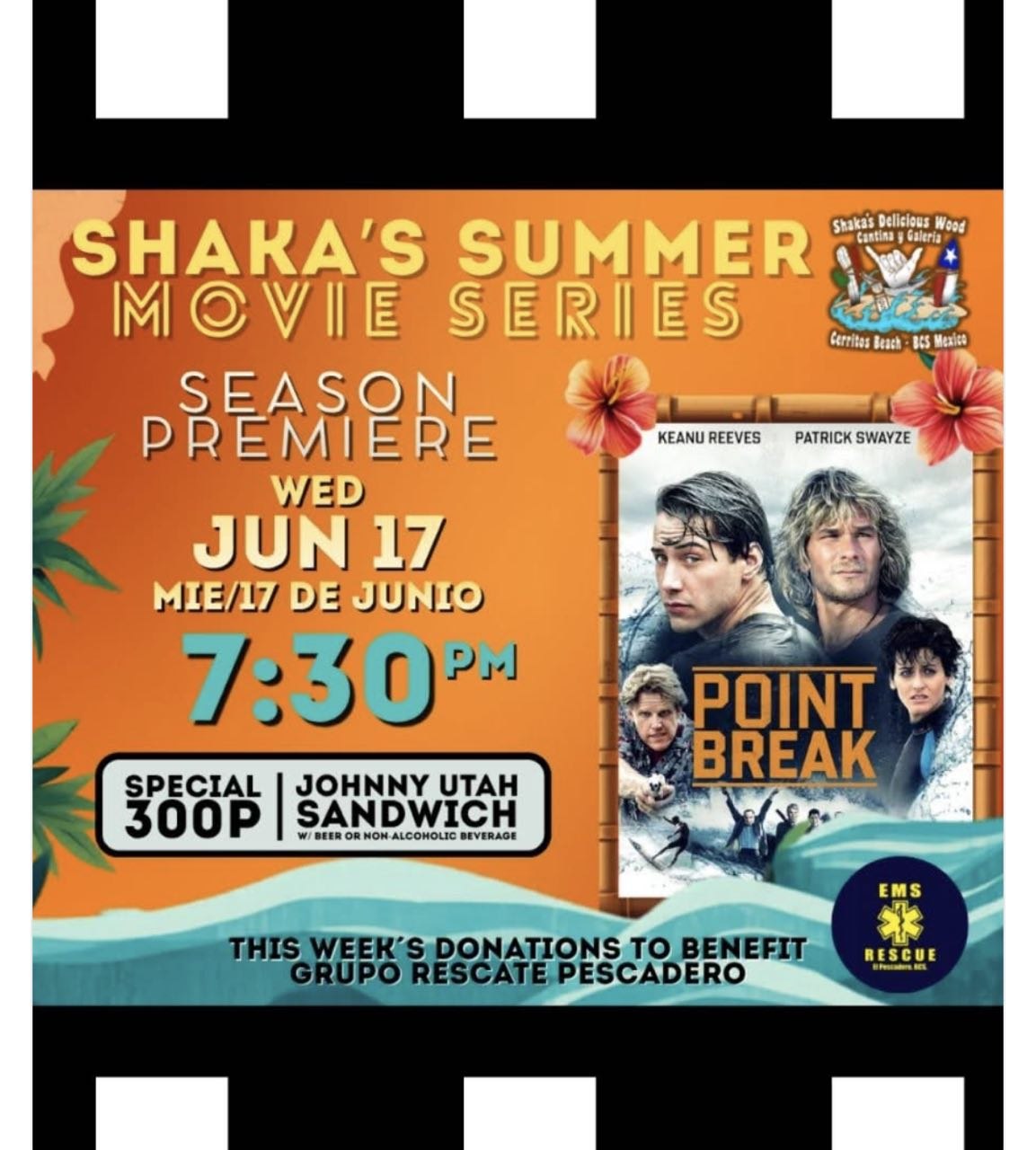 Shaka's Summer Movie Series – Season Premiere: Point Break