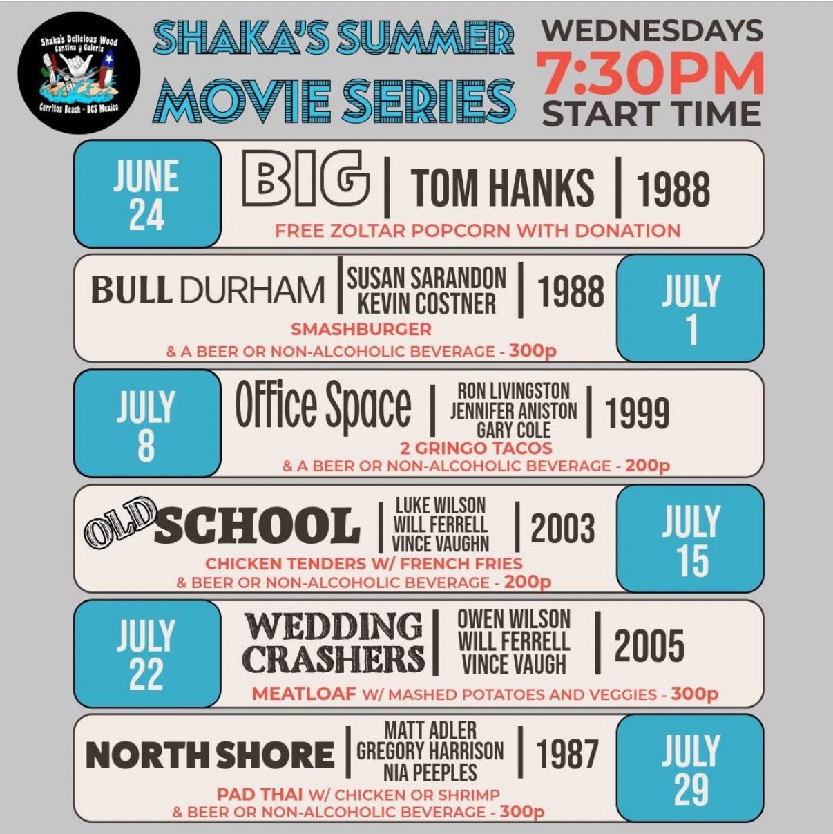 Shaka's Summer Movie Series