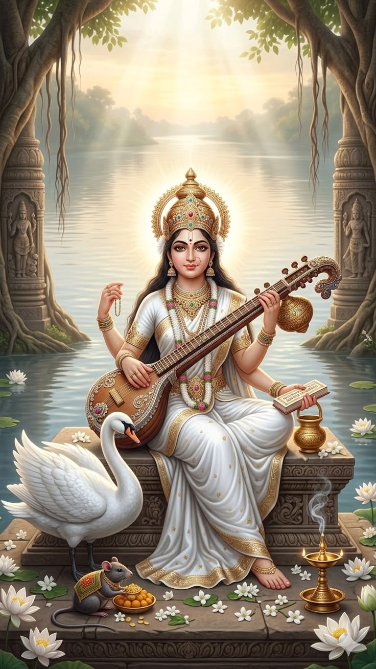 सरस्वती माँ आरती
