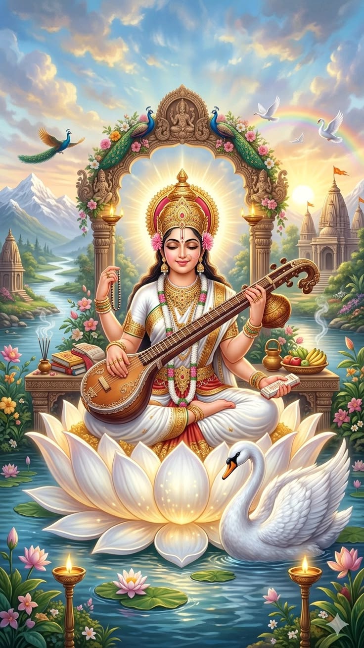 सरस्वती चालीसा
