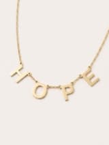 Meaningful Word necklace example