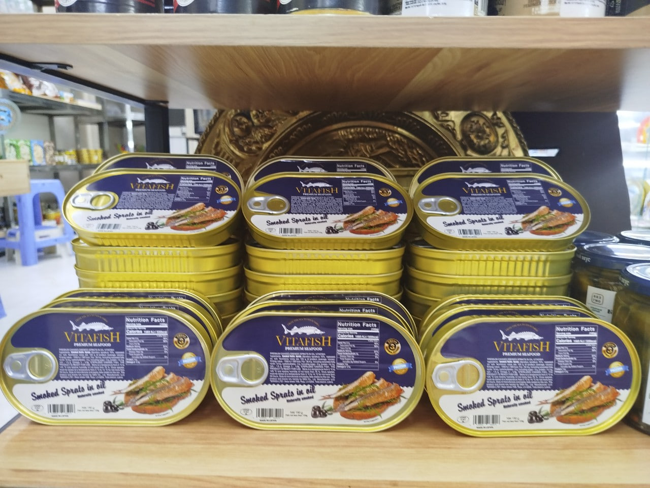 Vitafish Premium Smoked Salmon dalam Minyak