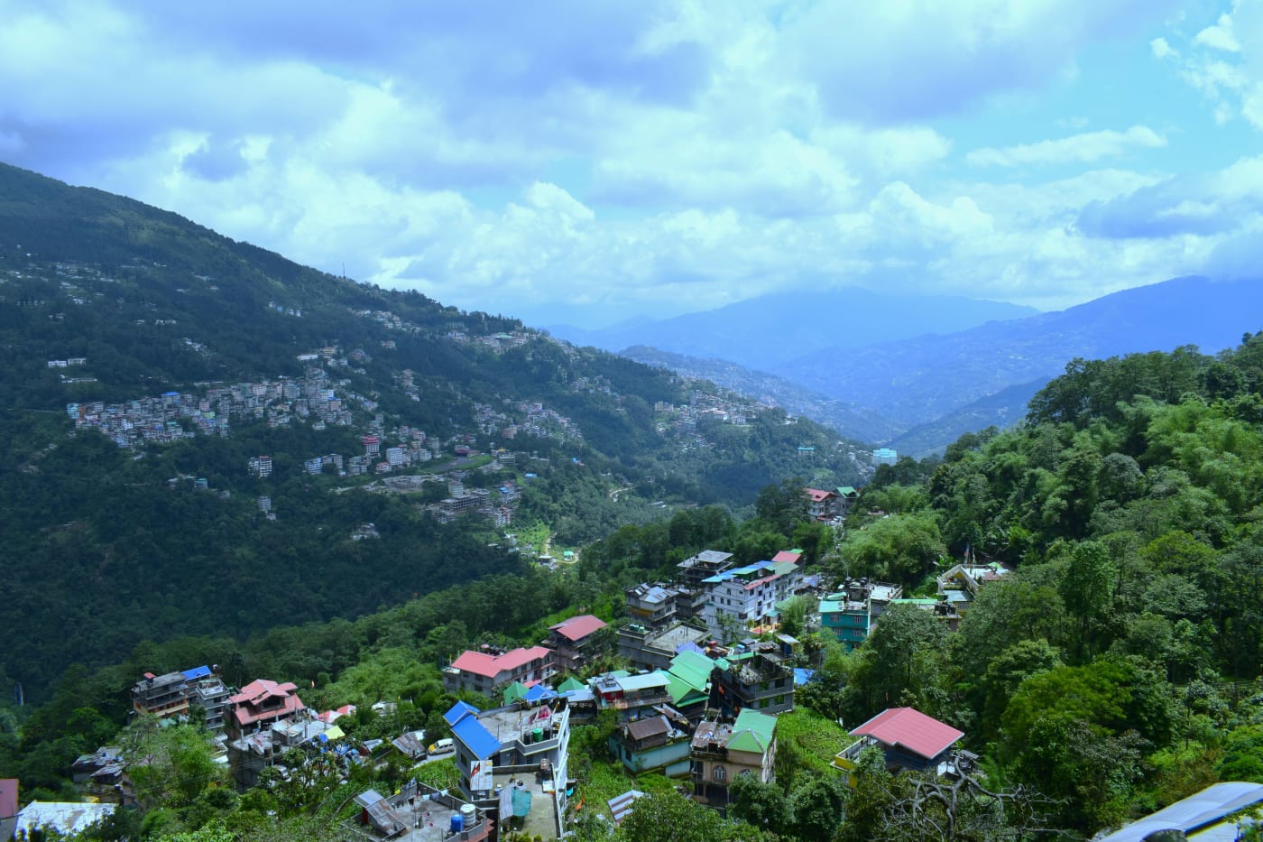 Namchi Char Dham Samdruptse statue South Sikkim