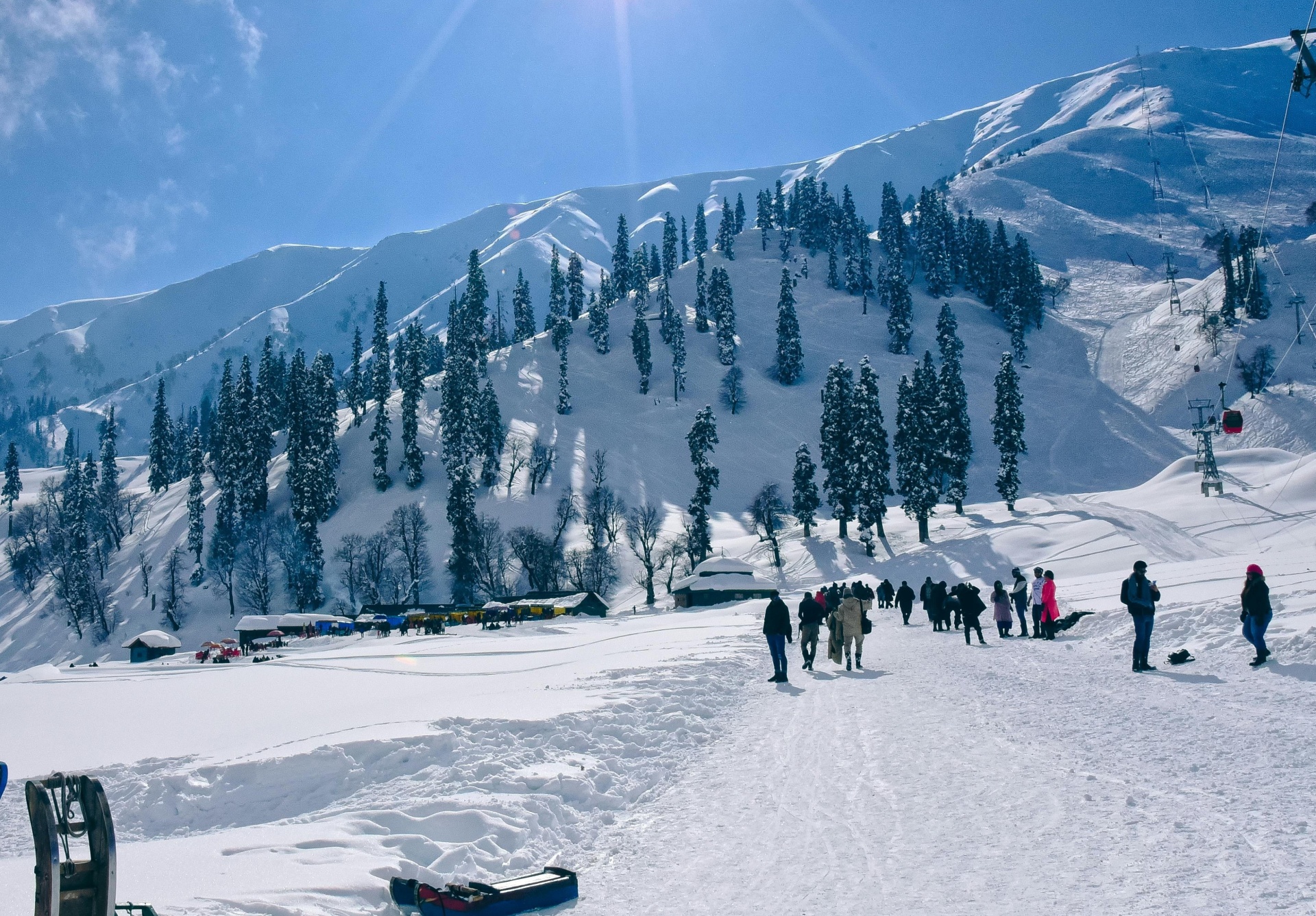 Manali winter landscape