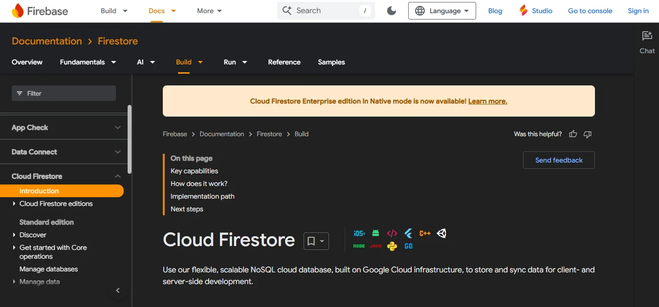 Firebase Firestore