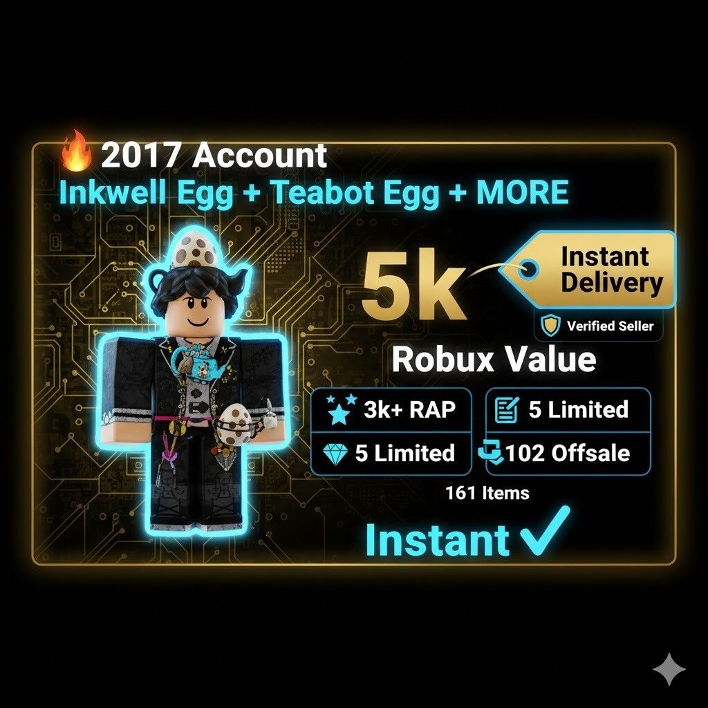 2017 | Inkwell Egg Teapot Egg | 3k RAP | 5 Limited | 102 Offsale | 161 Items