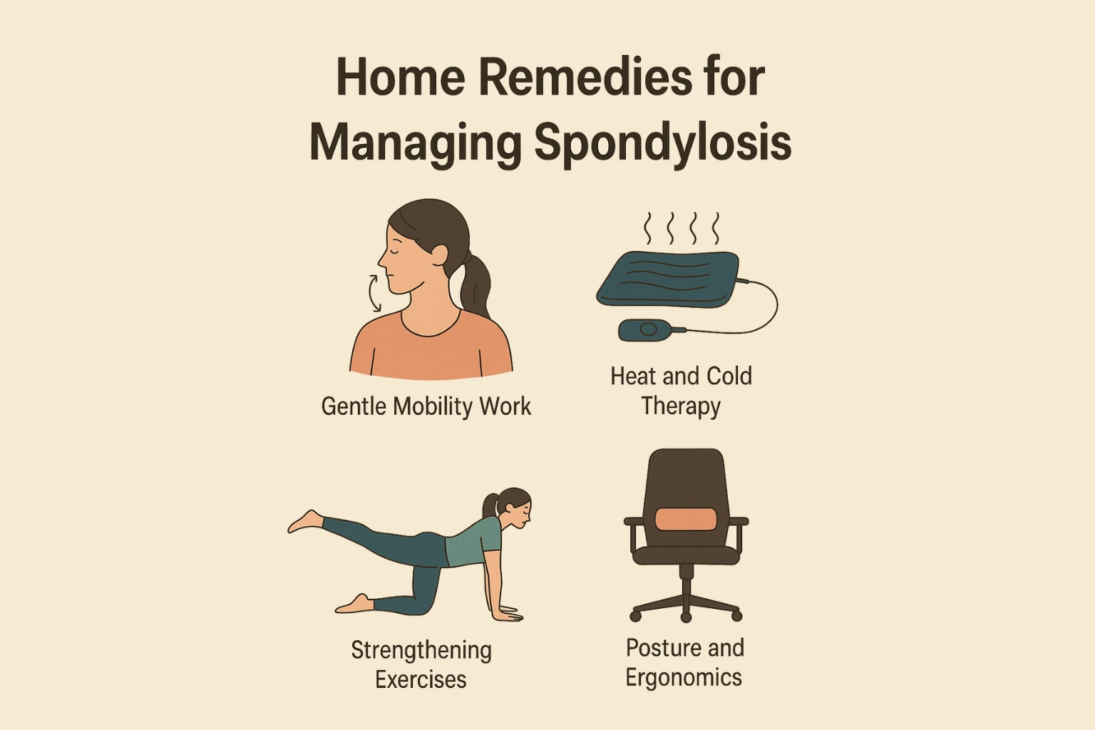 Home Remedies for managing Spondylosis