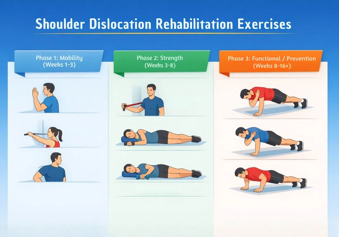 9 Best Shoulder Dislocation Exercises for Safe Recovery