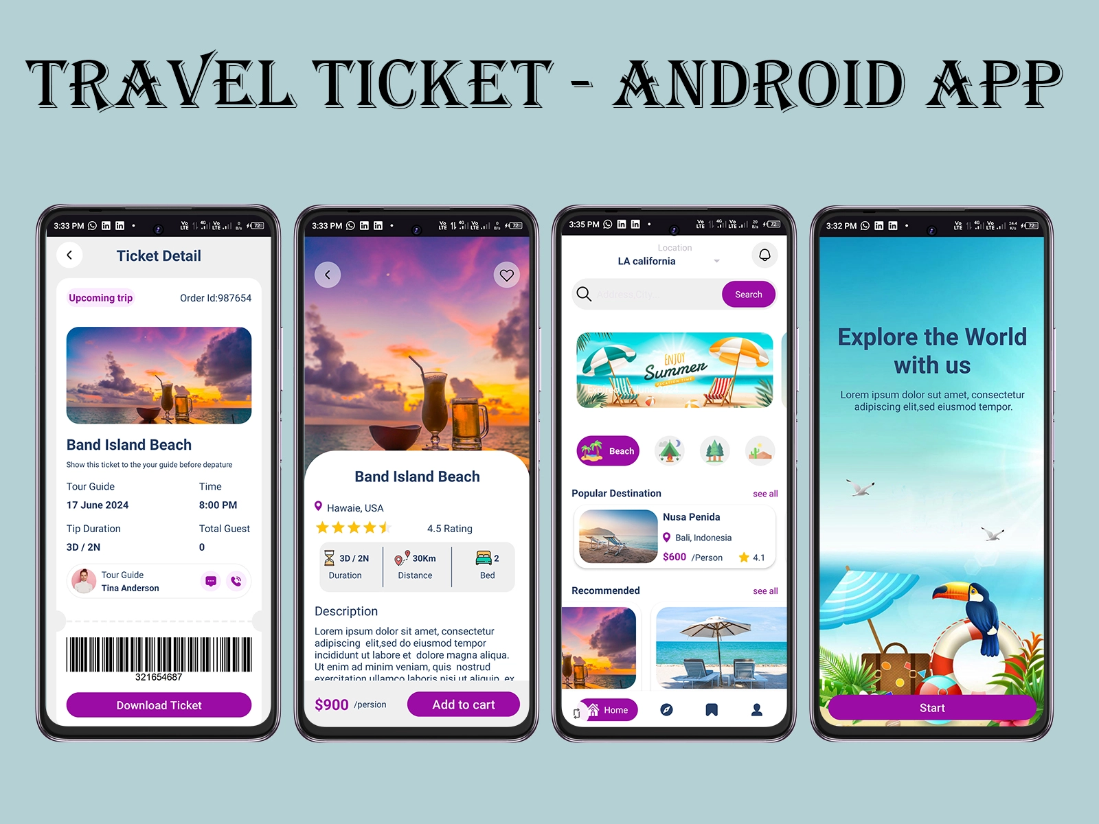 Travel Ticket App