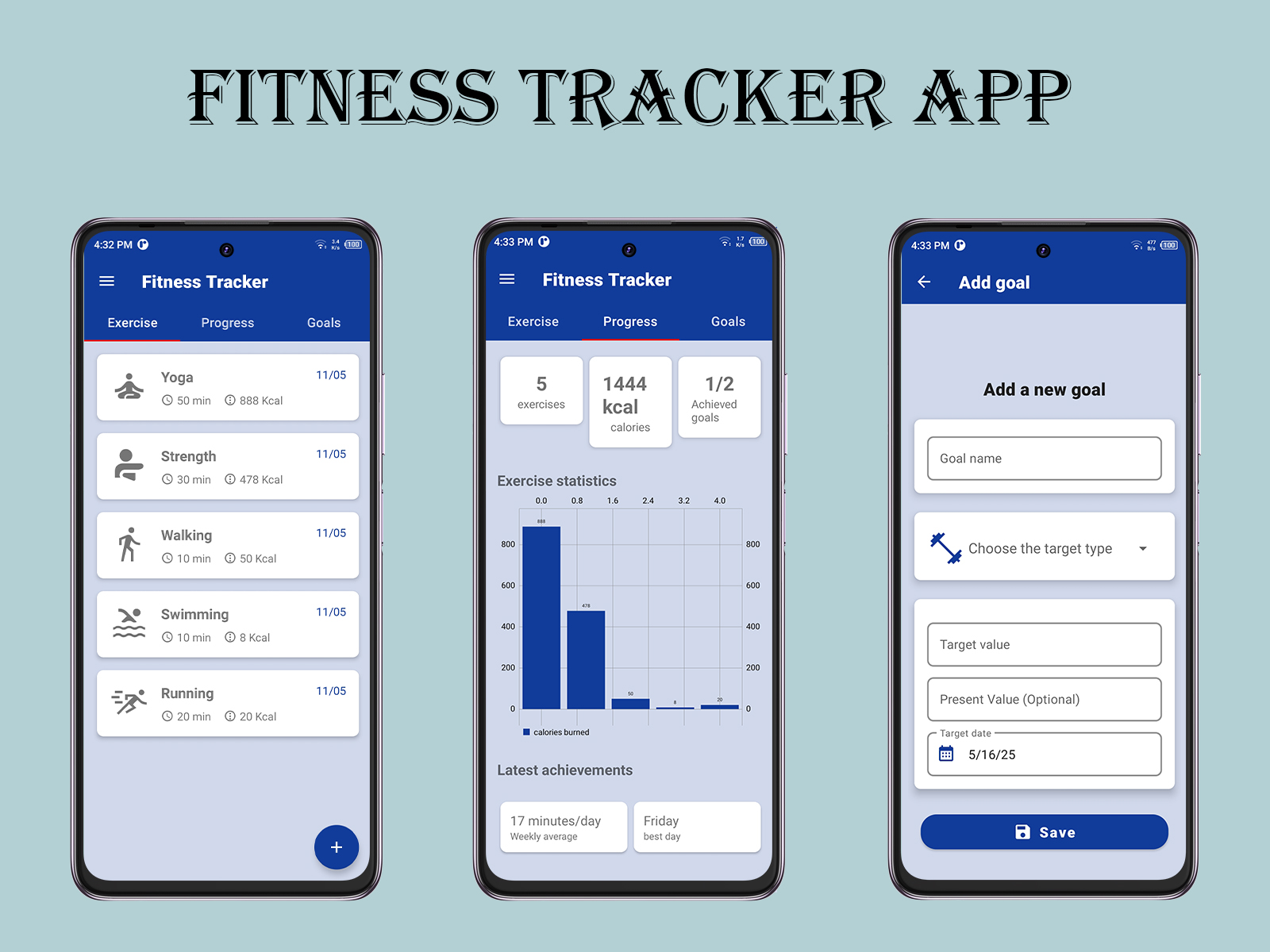 Fitness Tracker App