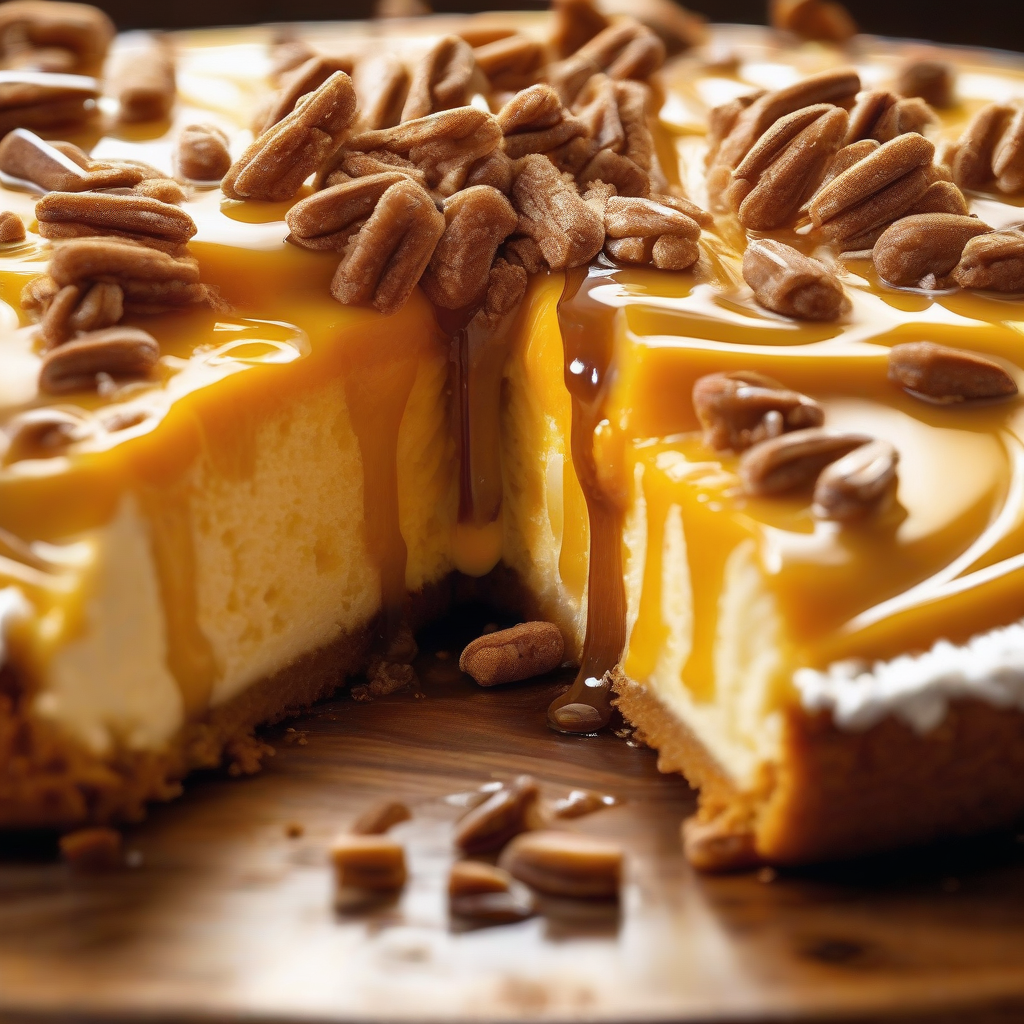 Delicious Pumpkin Cheesecake Cake for Fall Celebrations