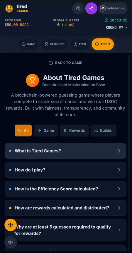 Check out Tired Games