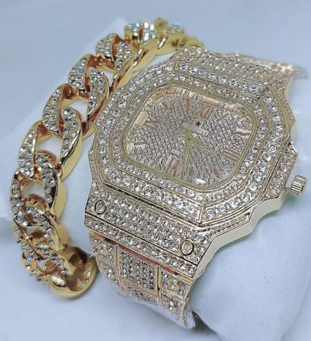 Gold watch 