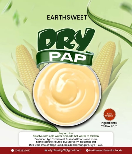 Mixed grains dry Pap 