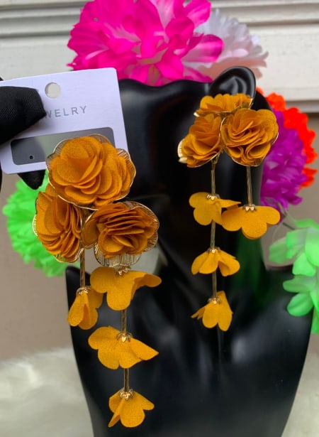 Flower earrings 