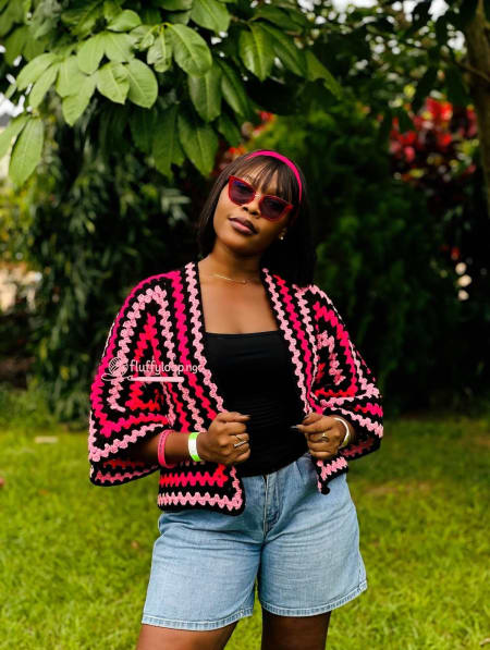 Crochet jacket