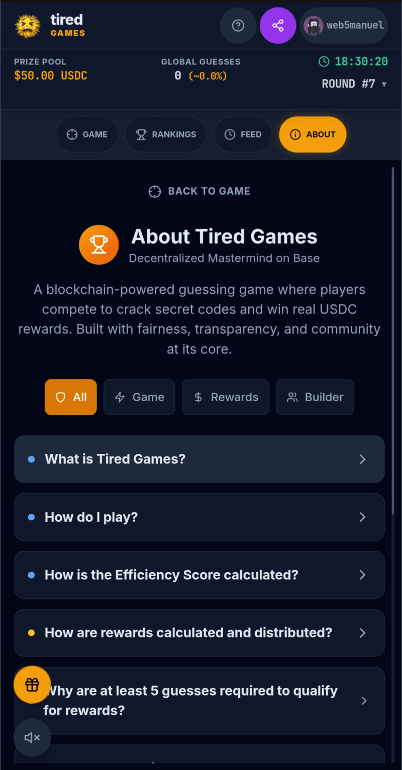Check out Tired Games