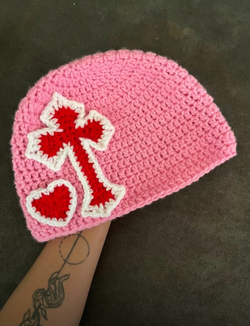 Crochet skull caps