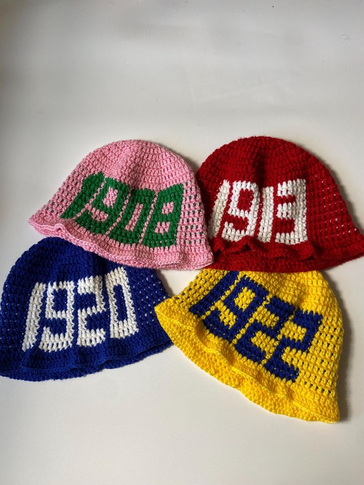Crochet Bucket hats