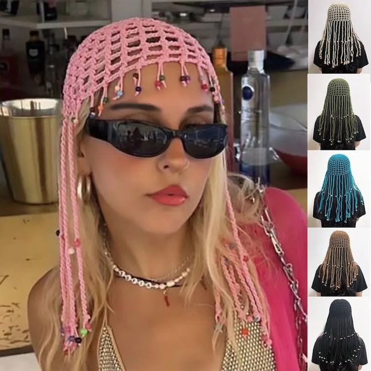 Crochet Mesh cap