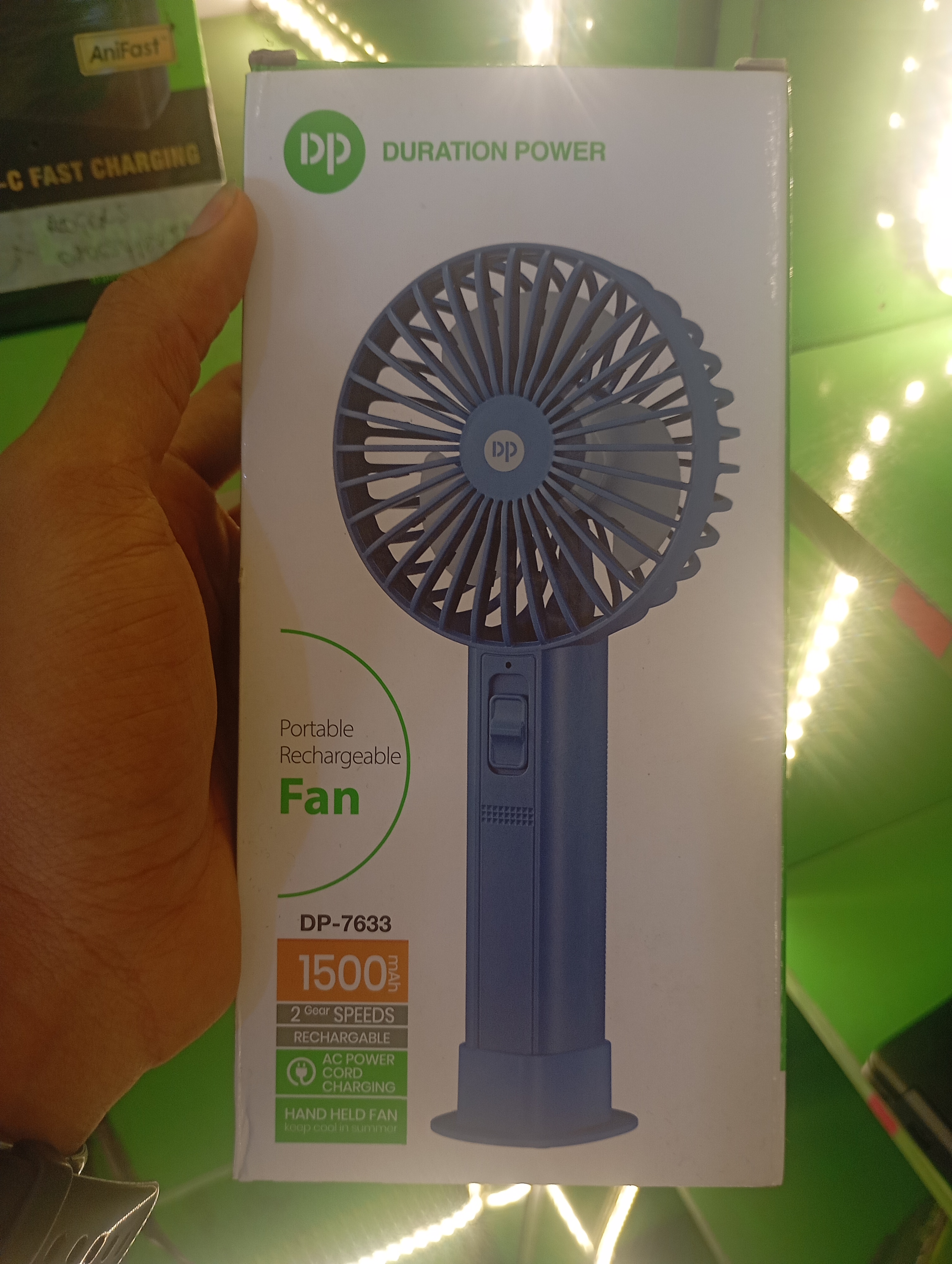 Portable Rechargeable Fan