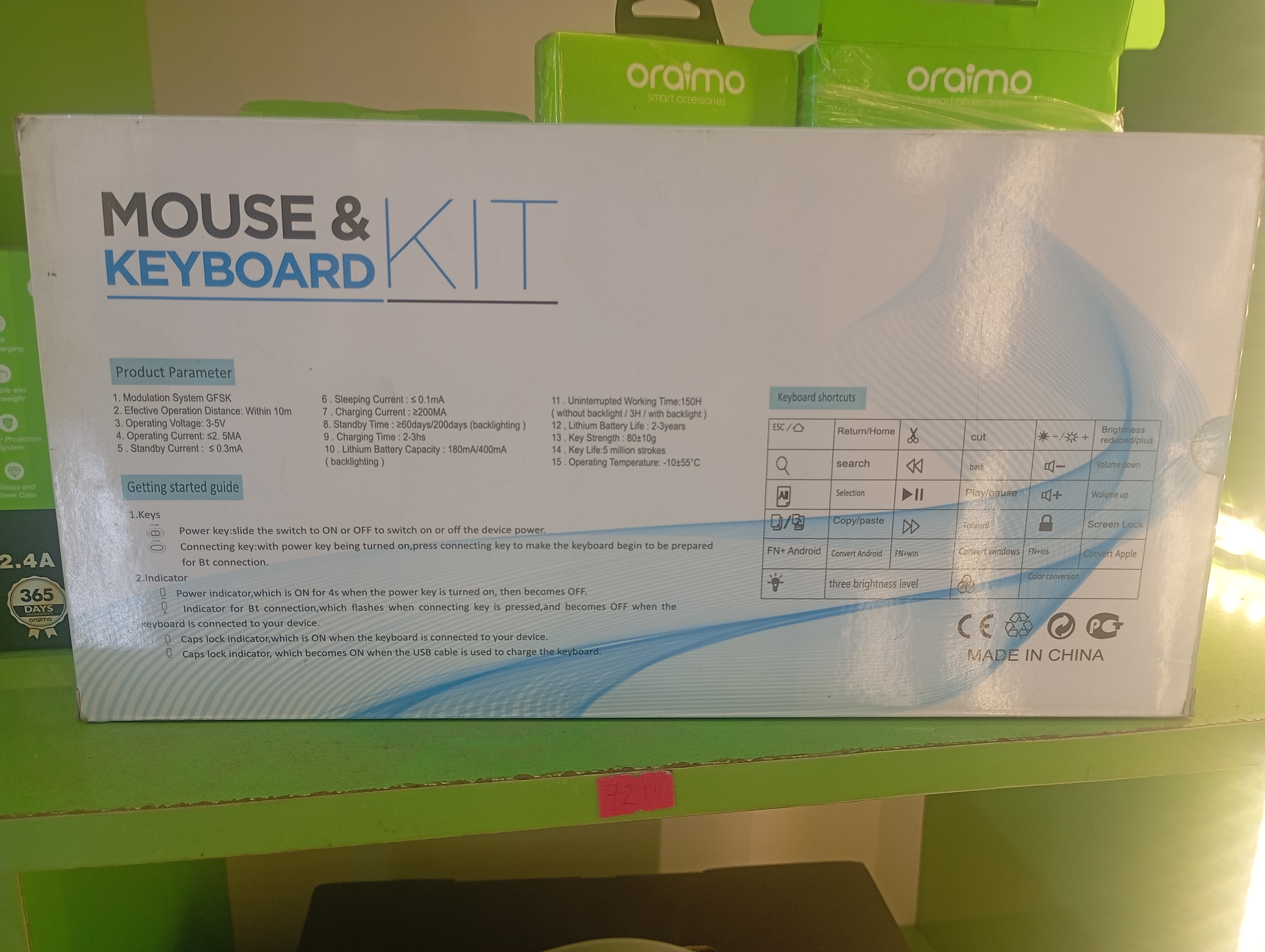 Wireless Keyboard and Mouse Kit
