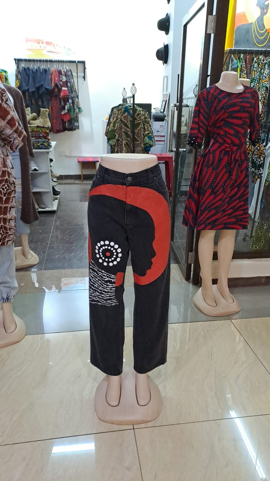 Red Artistic design