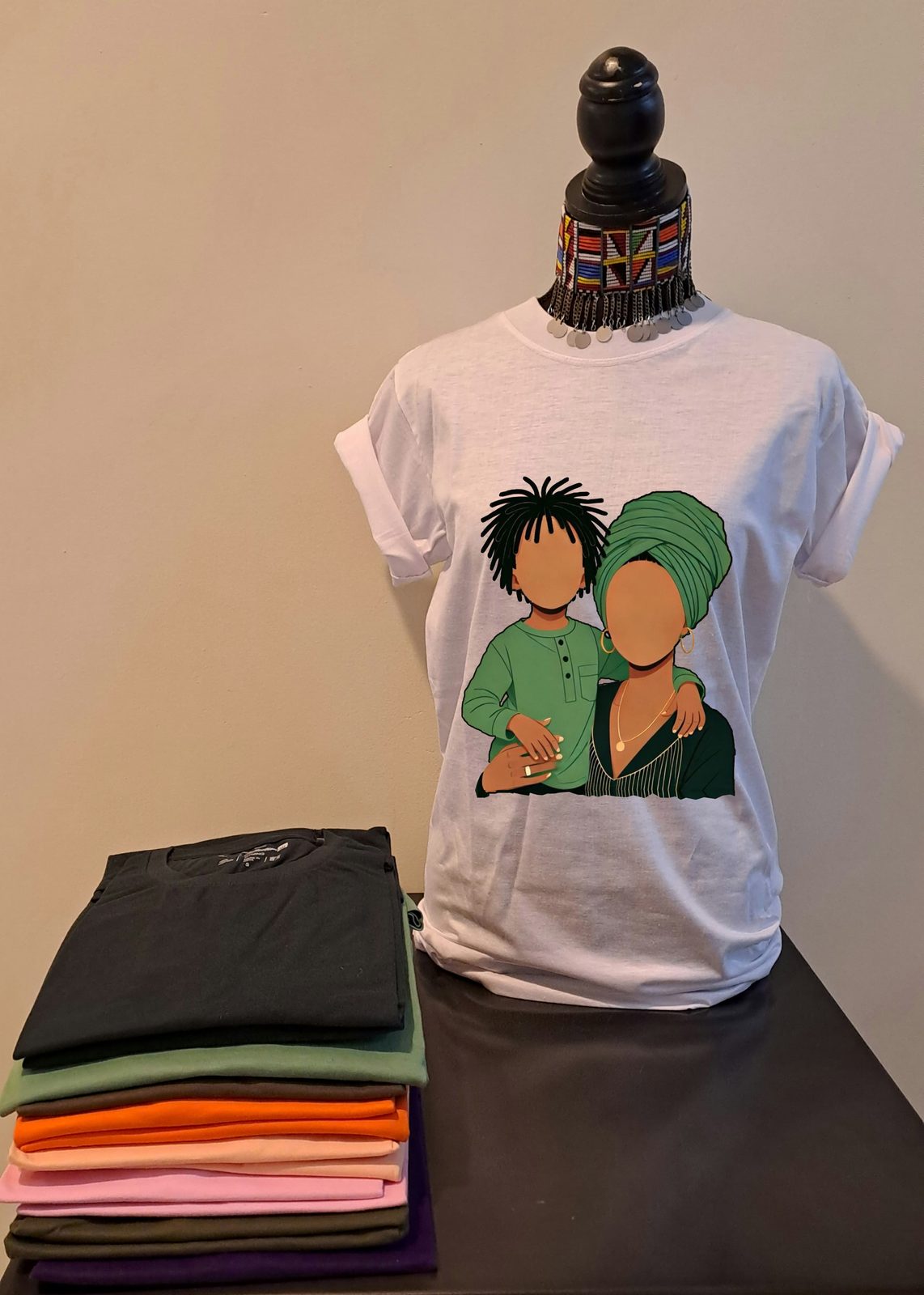 Mom & Son Art Tshirt