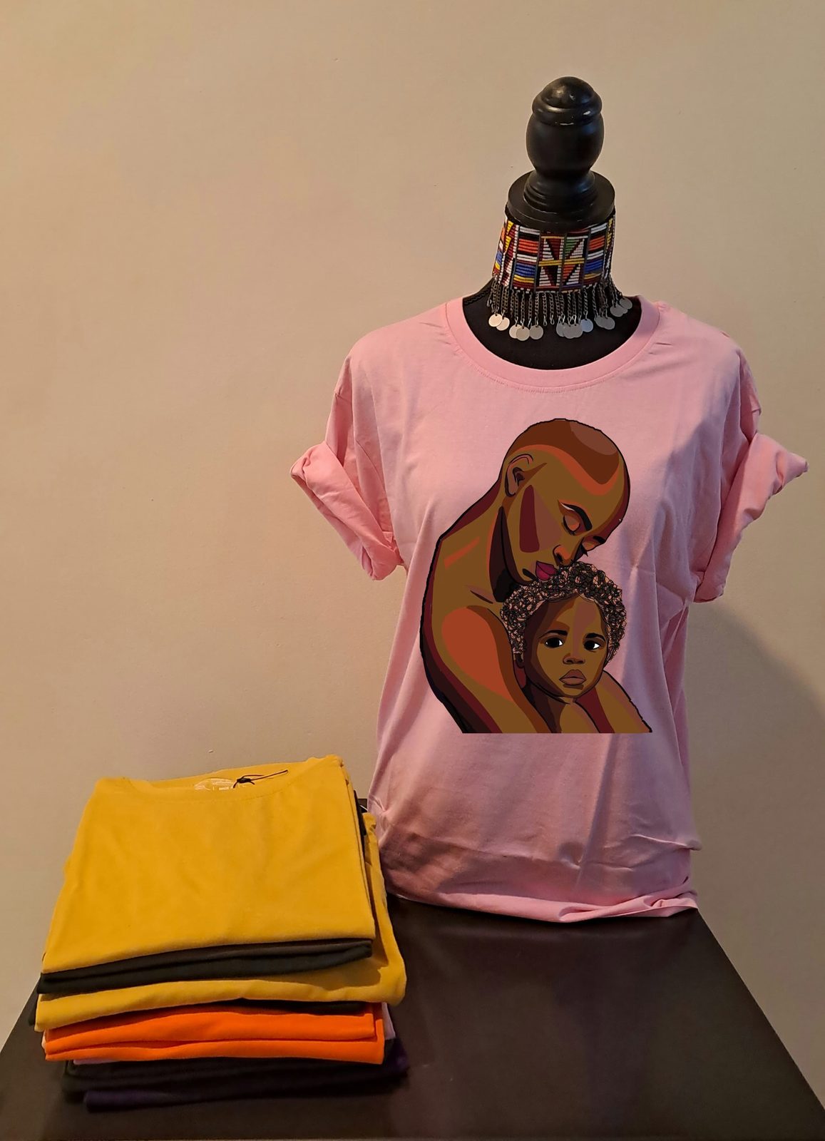 Pink graphic T-shirt