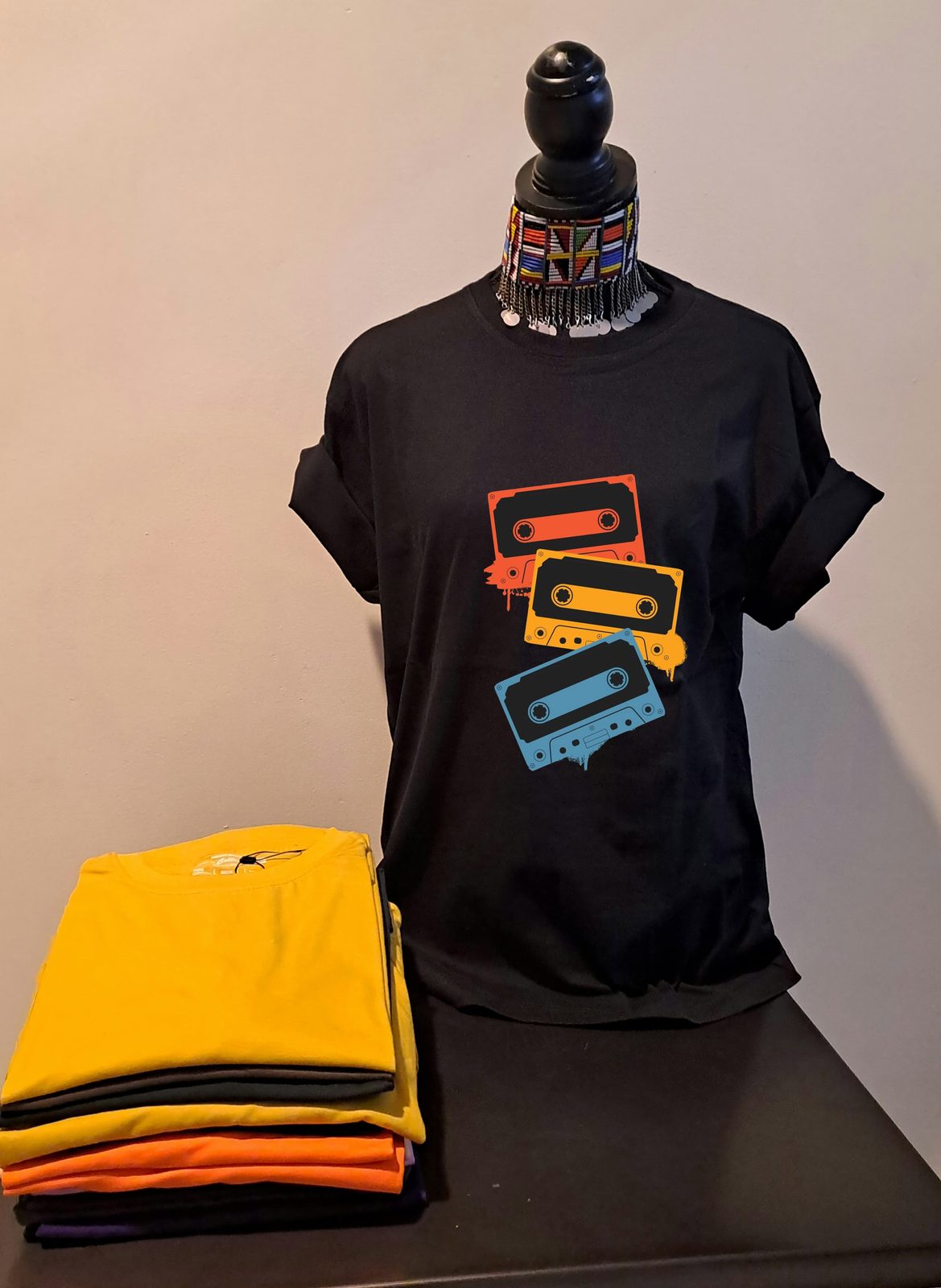 Colorful audio cassette tapes Art T-shirt