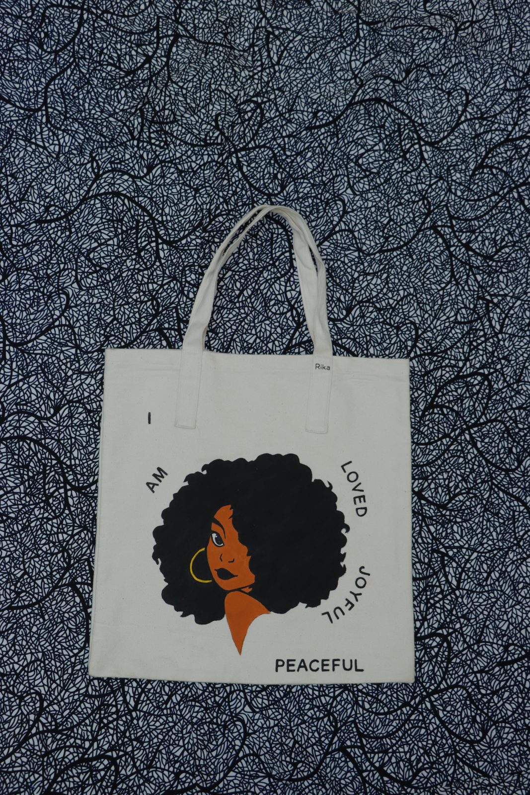 I AM LOVED JOYFUL PEACEFUL... CANVAS TOTE BAG