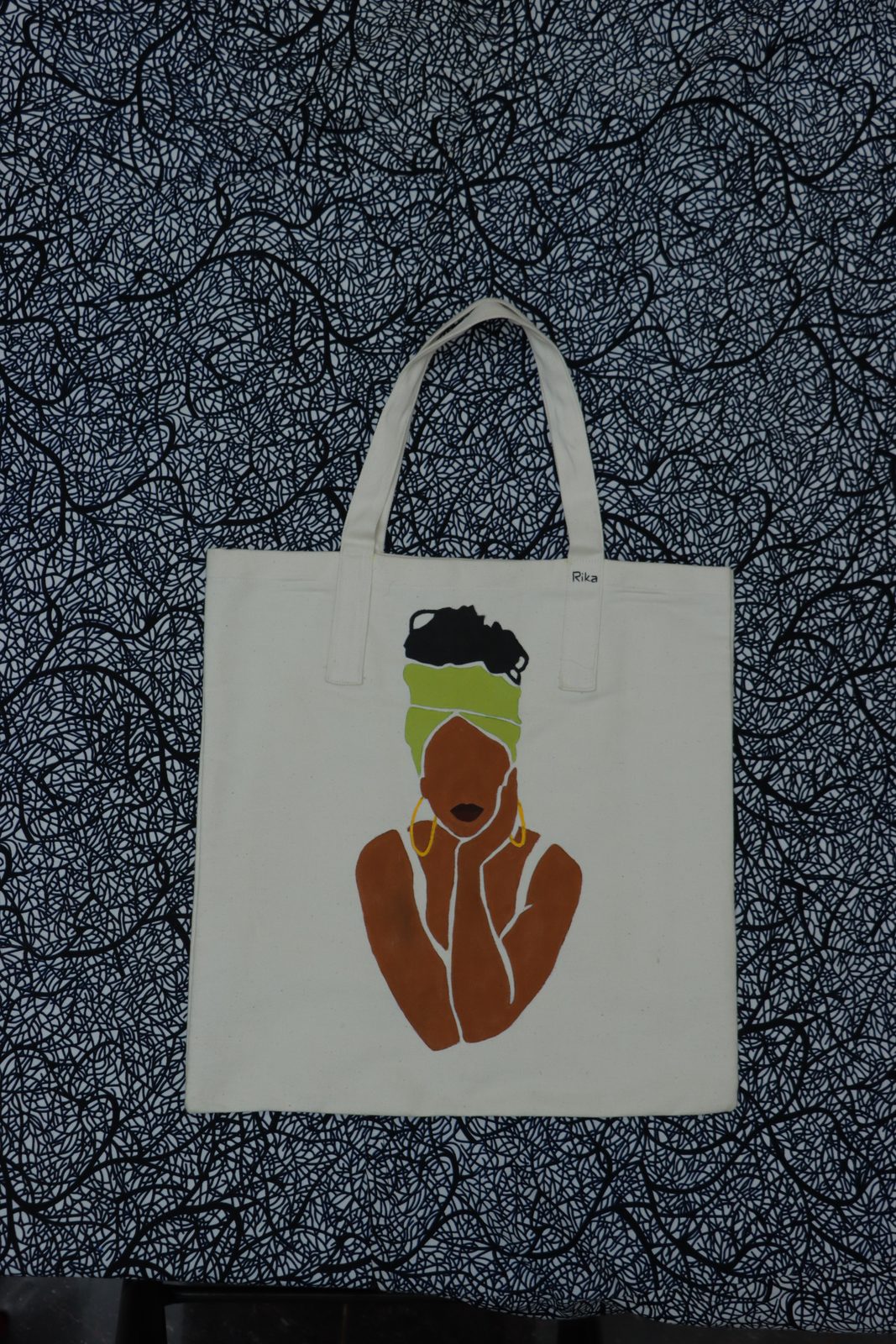 AFRICAN TRIBAL WOMAN...CANVAS TOTE BAG