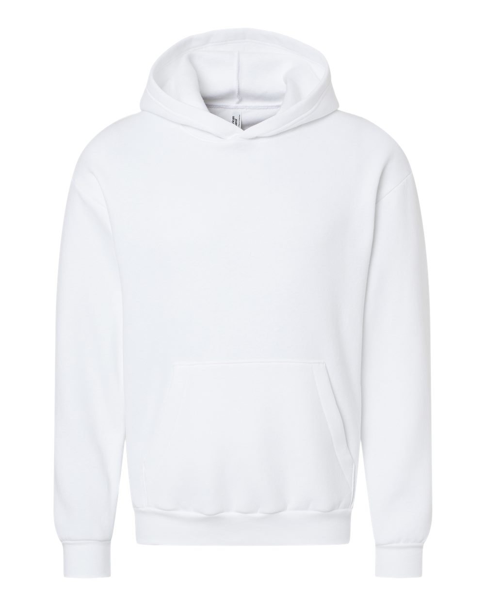 Classic White Cotton Hoodie