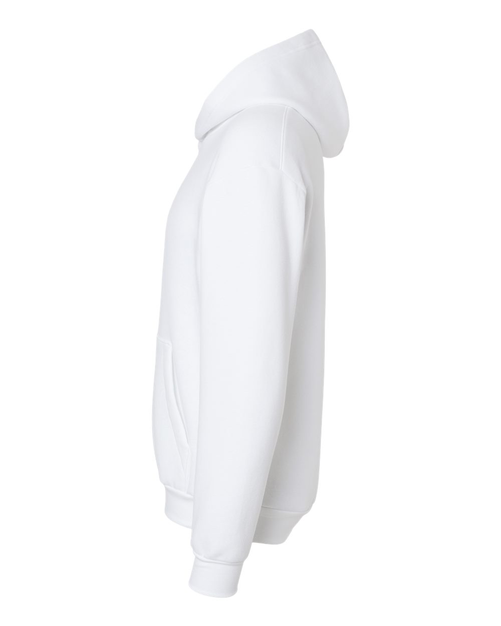 Classic White Cotton Hoodie